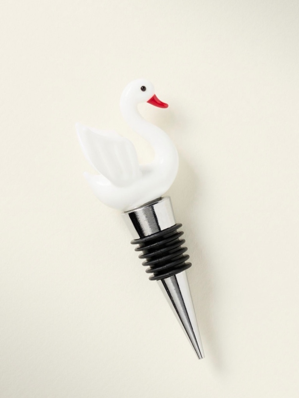 Anthropologie Swan Pond Life Bottle Stopper NEW